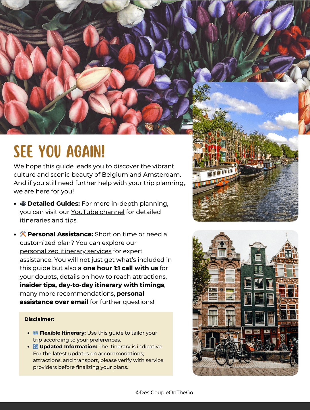 Netherlands and Belgium Itinerary